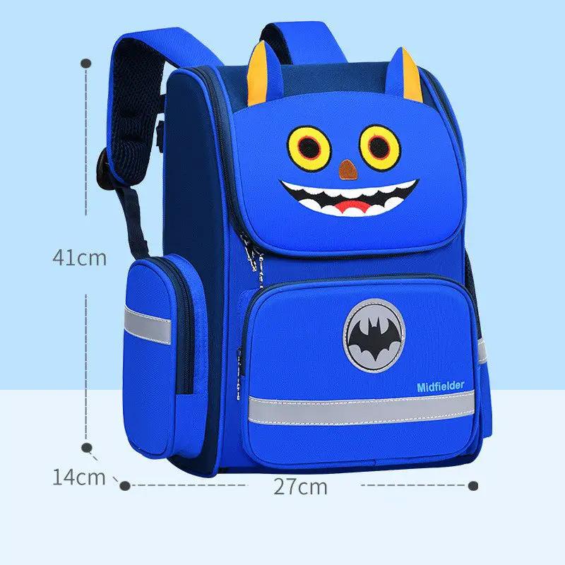 Durable School Bags for Primary School Students Grades 1 to 6 in Royal Blue Purple Pink Blue by null