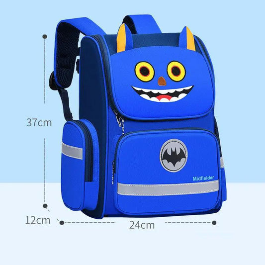 Durable School Bags for Primary School Students Grades 1 to 6 in Royal Blue Purple Pink Blue by null