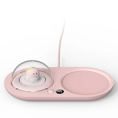 Electric Waterproof Touch Cup Warmer Heating Pad For Tea Coffee Milk Home Office by null