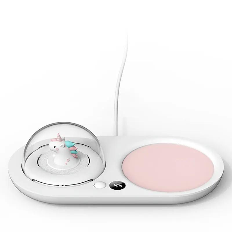Electric Waterproof Touch Cup Warmer Heating Pad For Tea Coffee Milk Home Office by null