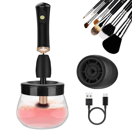 Makeup Brush Cleaning Machine Electric Scrubber For Deep Cleaning And Hygienic Makeup Brushes by null