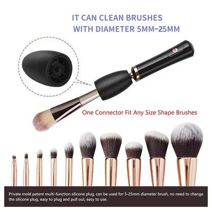 Makeup Brush Cleaning Machine Electric Scrubber For Deep Cleaning And Hygienic Makeup Brushes by null