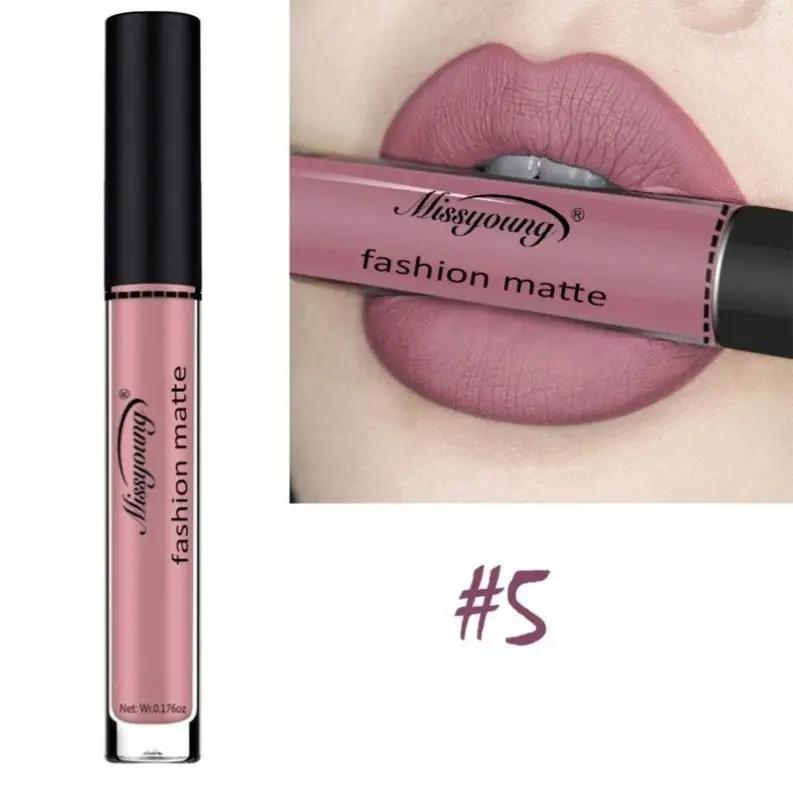 Matte Lip Gloss And Liquid Lipstick Non Sticky Cup Lip Color Set With Ten Options A Through J by null