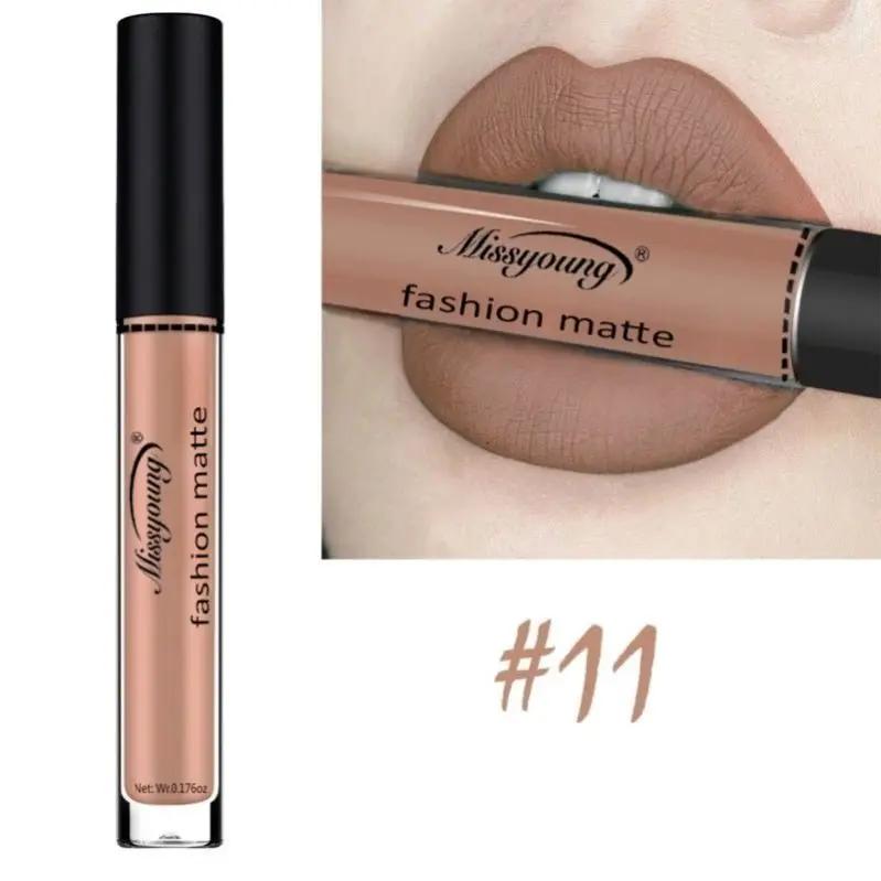 Matte Lip Gloss And Liquid Lipstick Non Sticky Cup Lip Color Set With Ten Options A Through J by null