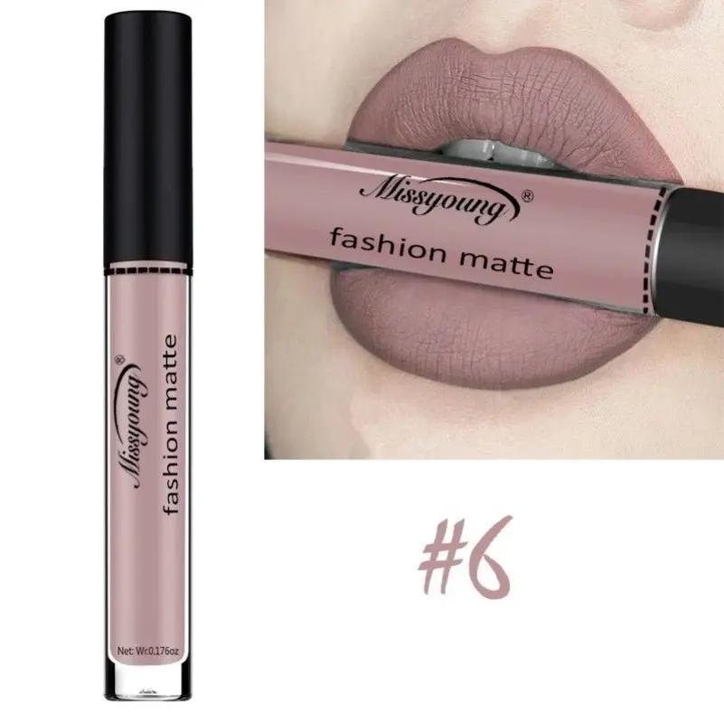 Matte Lip Gloss And Liquid Lipstick Non Sticky Cup Lip Color Set With Ten Options A Through J by null
