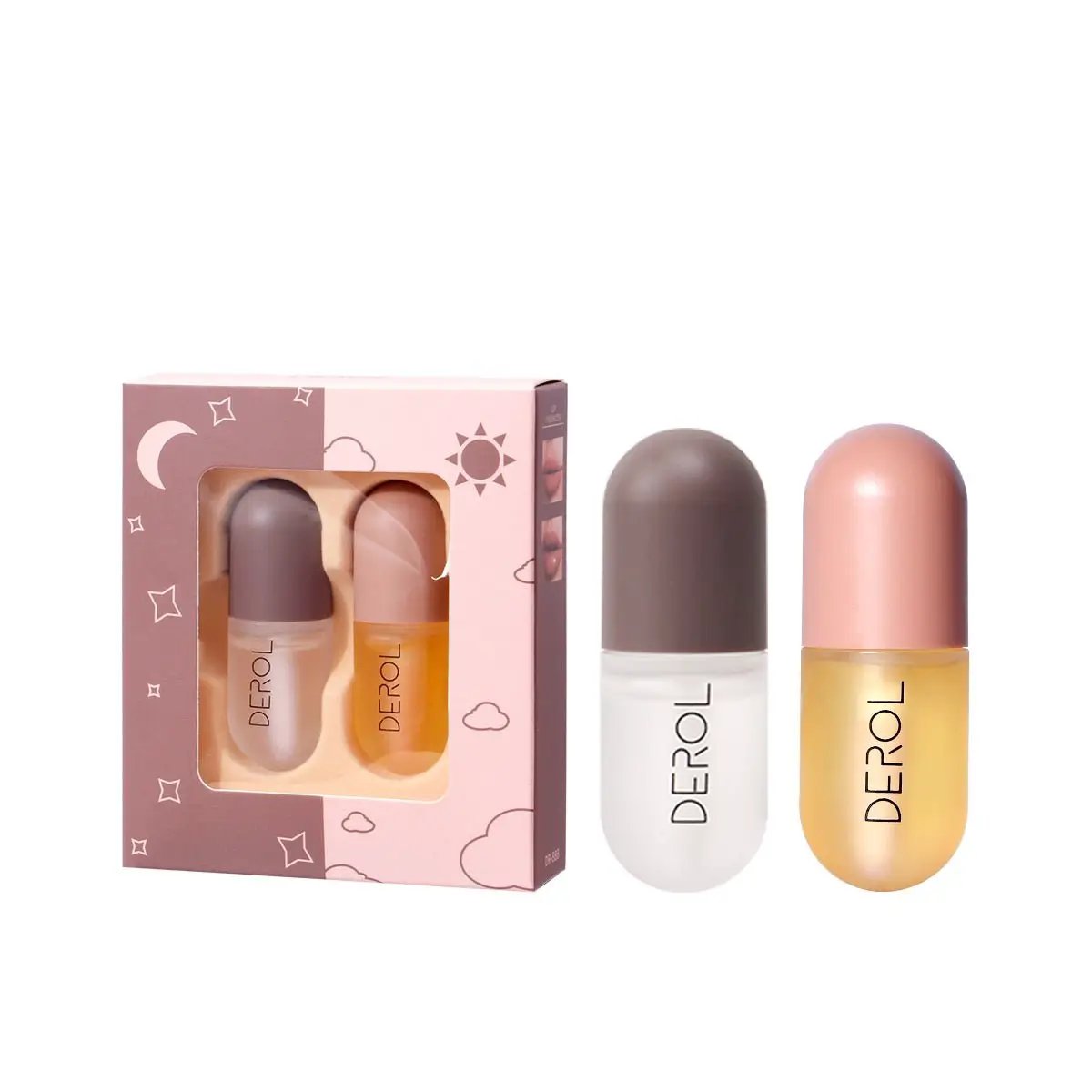 Day Night Instant Volume Lip Plumper Oil Clear Lasting Moisture Nourishing Repairing Lip Fine Line Care Beauty Cosmetic by null