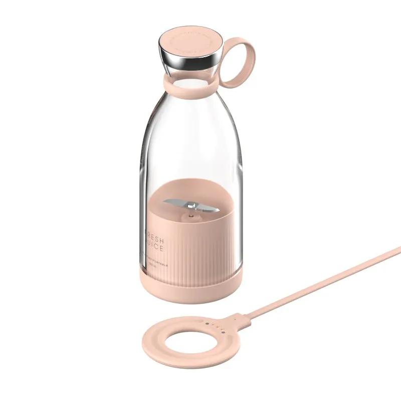 350ML Electric Juicer Blender Mixer USB Rechargeable Machine Household Portable Blender Maker Cup Kitchen Tool Kit by null