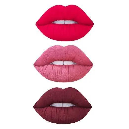 Velvet Lip Glaze Matte Lipstick Neutral Gloss Label by null