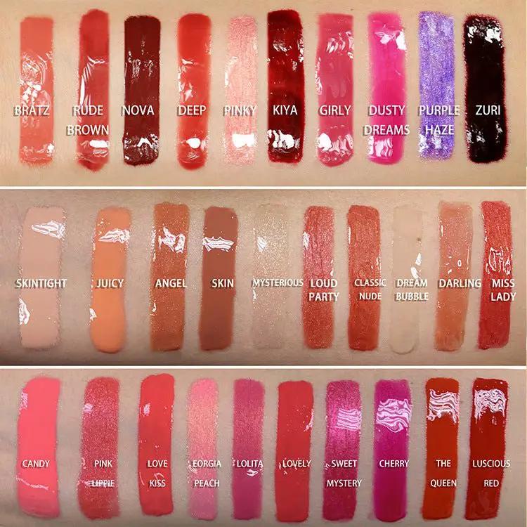 Velvet Lip Glaze Matte Lipstick Neutral Gloss Label by null