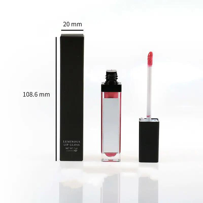 Velvet Lip Glaze Matte Lipstick Neutral Gloss Label by null