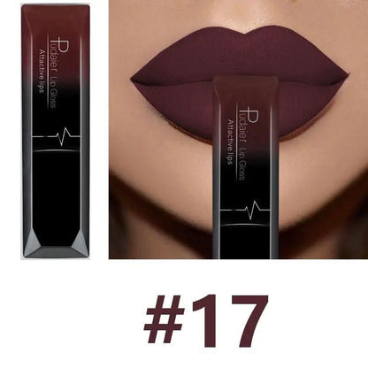 Matte Lip Gloss And Lipstick Duo Set For Long Lasting Color And Comfortable Wear by null