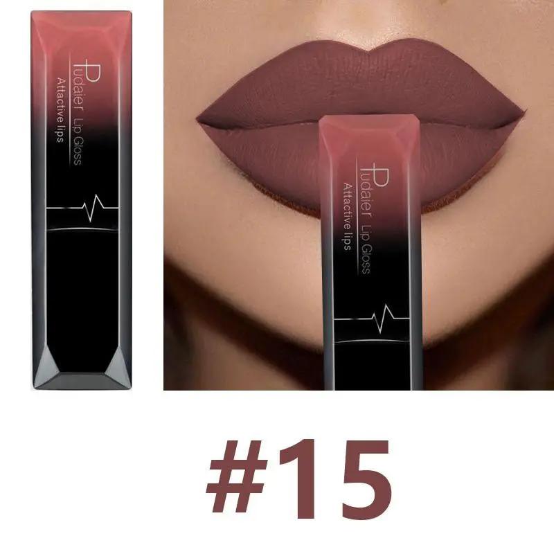 Matte Lip Gloss And Lipstick Duo Set For Long Lasting Color And Comfortable Wear by null