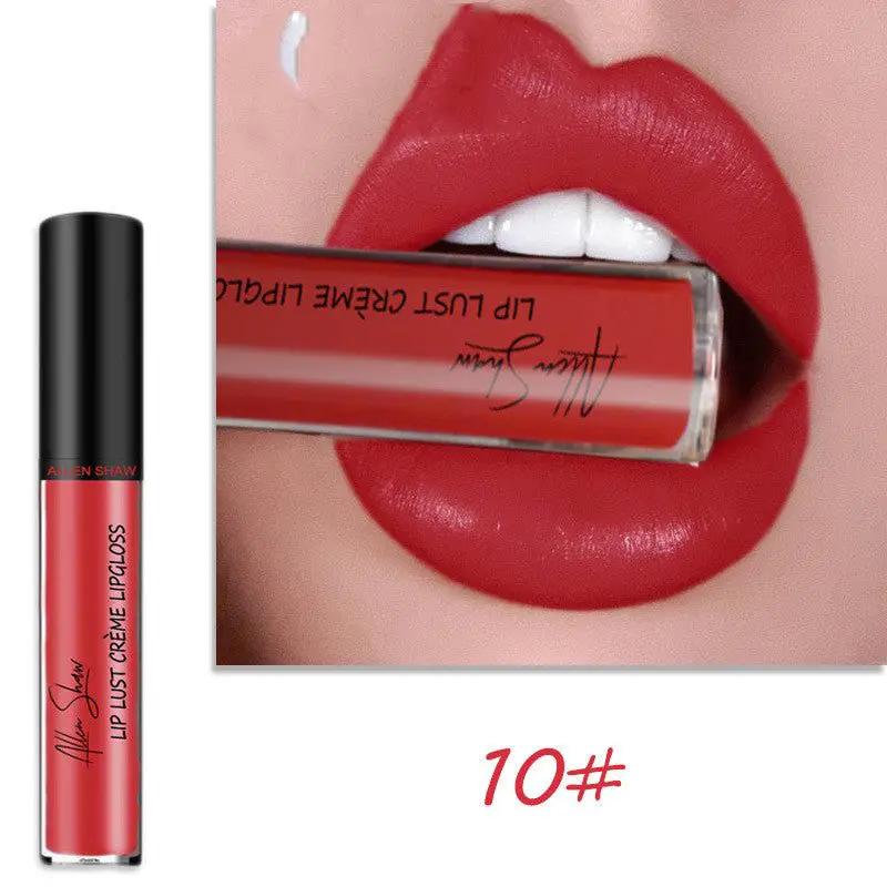 AliExpress Shopee Exclusive Lip Glaze Silky Smooth Cream Lip Gloss Long Lasting Shine Finish by null