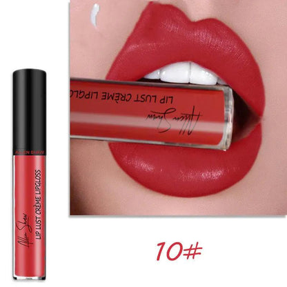 AliExpress Shopee Exclusive Lip Glaze Silky Smooth Cream Lip Gloss Long Lasting Shine Finish by null