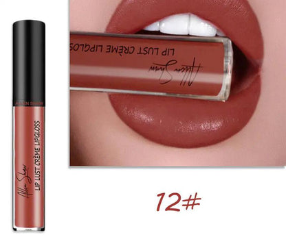 AliExpress Shopee Exclusive Lip Glaze Silky Smooth Cream Lip Gloss Long Lasting Shine Finish by null