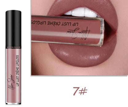 AliExpress Shopee Exclusive Lip Glaze Silky Smooth Cream Lip Gloss Long Lasting Shine Finish by null