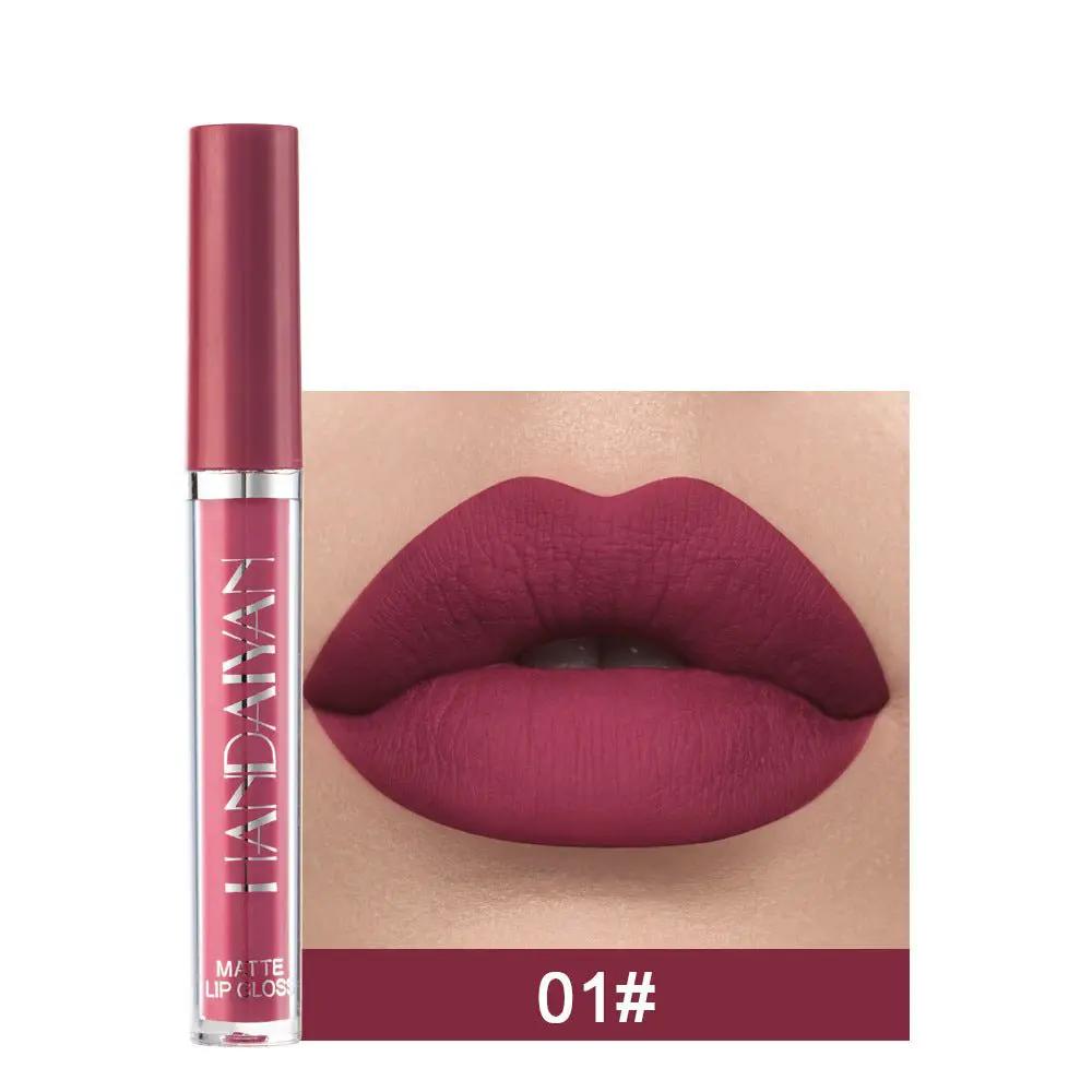 Non-stick Matte Cup Lip Gloss, Long-lasting Liquid Lipstick by null
