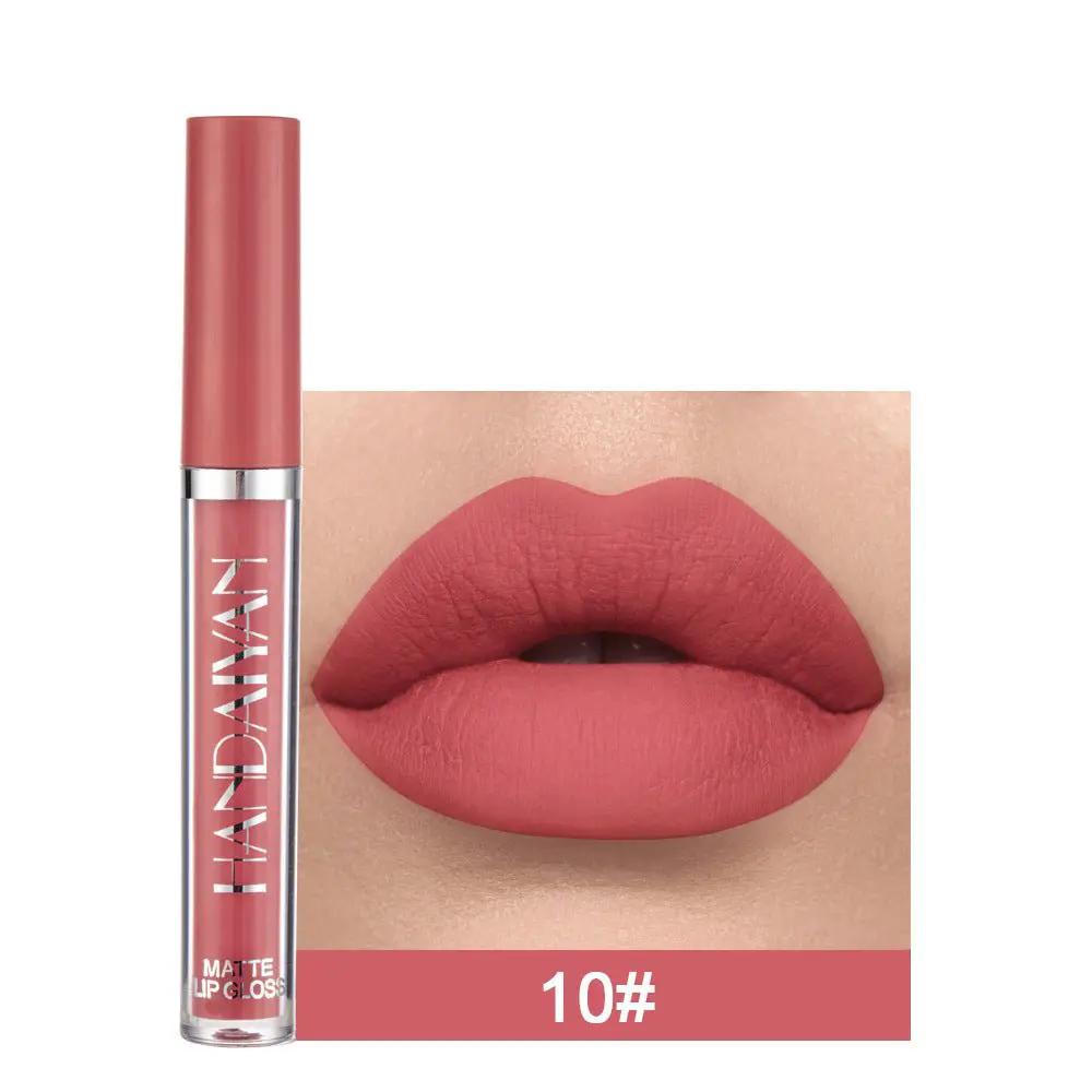 Non-stick Matte Cup Lip Gloss, Long-lasting Liquid Lipstick by null