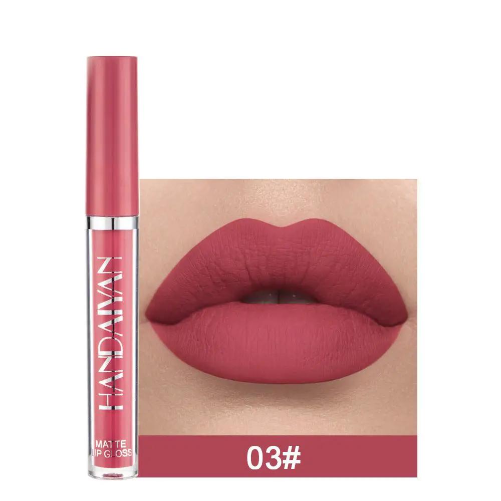 Non-stick Matte Cup Lip Gloss, Long-lasting Liquid Lipstick by null