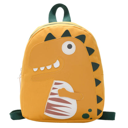 Kindergarten Kids Small School Bag Animal Backpack Cartoon Cute Cloth Bag With Zipper Pocket by null