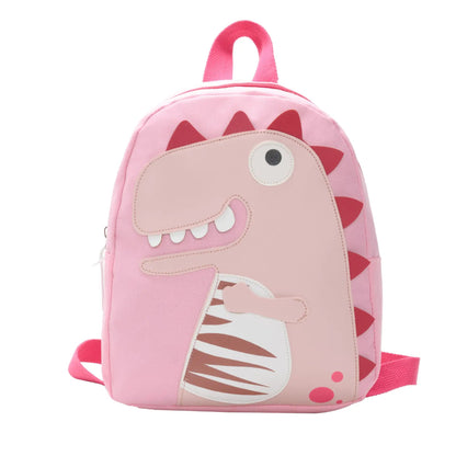 Kindergarten Kids Small School Bag Animal Backpack Cartoon Cute Cloth Bag With Zipper Pocket by null