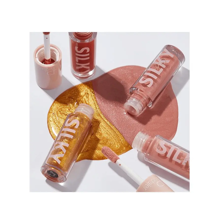 Mirror Water Gloss Lip Glaze Lipstick Duo Hydrating Lip Gloss Glossy Shine Fuller Radiant Lips by null