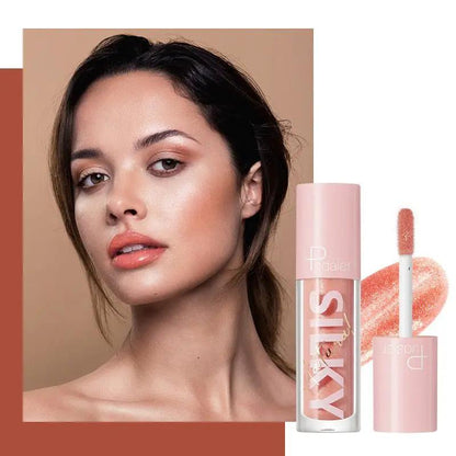 Mirror Water Gloss Lip Glaze Lipstick Duo Hydrating Lip Gloss Glossy Shine Fuller Radiant Lips by null