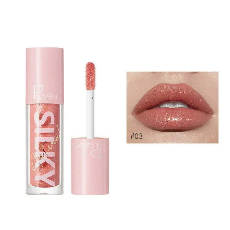 Mirror Water Gloss Lip Glaze Lipstick Duo Hydrating Lip Gloss Glossy Shine Fuller Radiant Lips by null