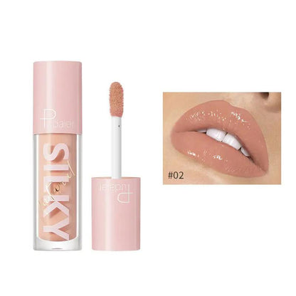 Mirror Water Gloss Lip Glaze Lipstick Duo Hydrating Lip Gloss Glossy Shine Fuller Radiant Lips by null