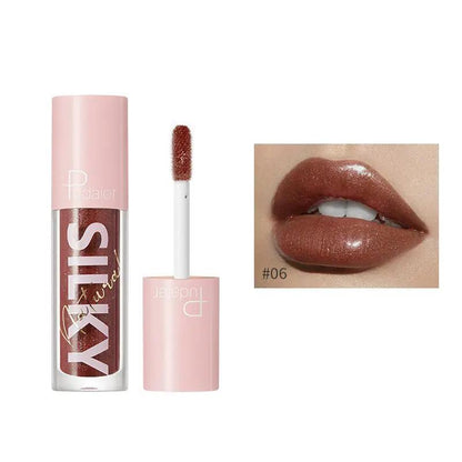 Mirror Water Gloss Lip Glaze Lipstick Duo Hydrating Lip Gloss Glossy Shine Fuller Radiant Lips by null