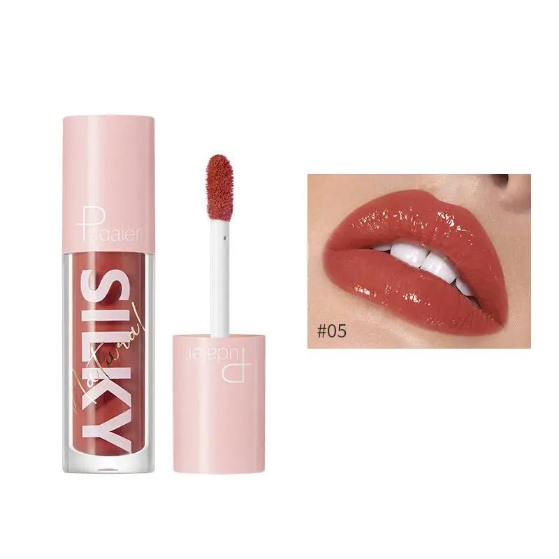 Mirror Water Gloss Lip Glaze Lipstick Duo Hydrating Lip Gloss Glossy Shine Fuller Radiant Lips by null