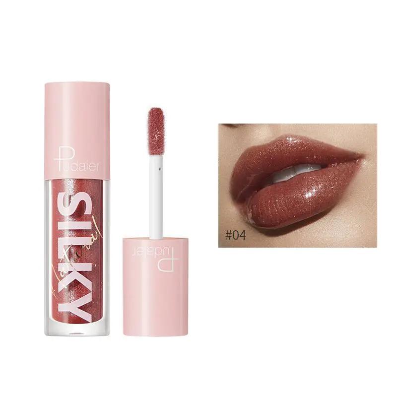 Mirror Water Gloss Lip Glaze Lipstick Duo Hydrating Lip Gloss Glossy Shine Fuller Radiant Lips by null