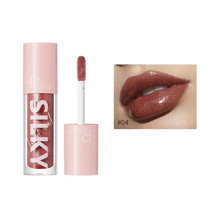 Mirror Water Gloss Lip Glaze Lipstick Duo Hydrating Lip Gloss Glossy Shine Fuller Radiant Lips by null