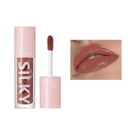 Mirror Water Gloss Lip Glaze Lipstick Duo Hydrating Lip Gloss Glossy Shine Fuller Radiant Lips by null