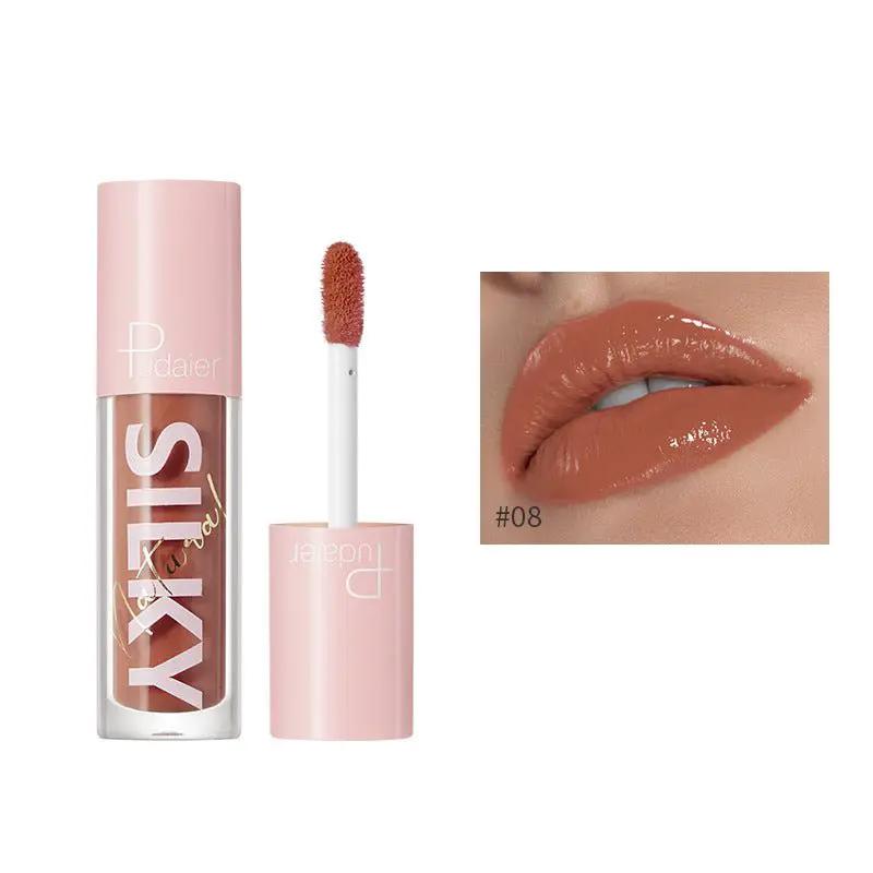 Mirror Water Gloss Lip Glaze Lipstick Duo Hydrating Lip Gloss Glossy Shine Fuller Radiant Lips by null