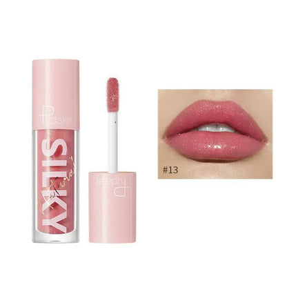 Mirror Water Gloss Lip Glaze Lipstick Duo Hydrating Lip Gloss Glossy Shine Fuller Radiant Lips by null