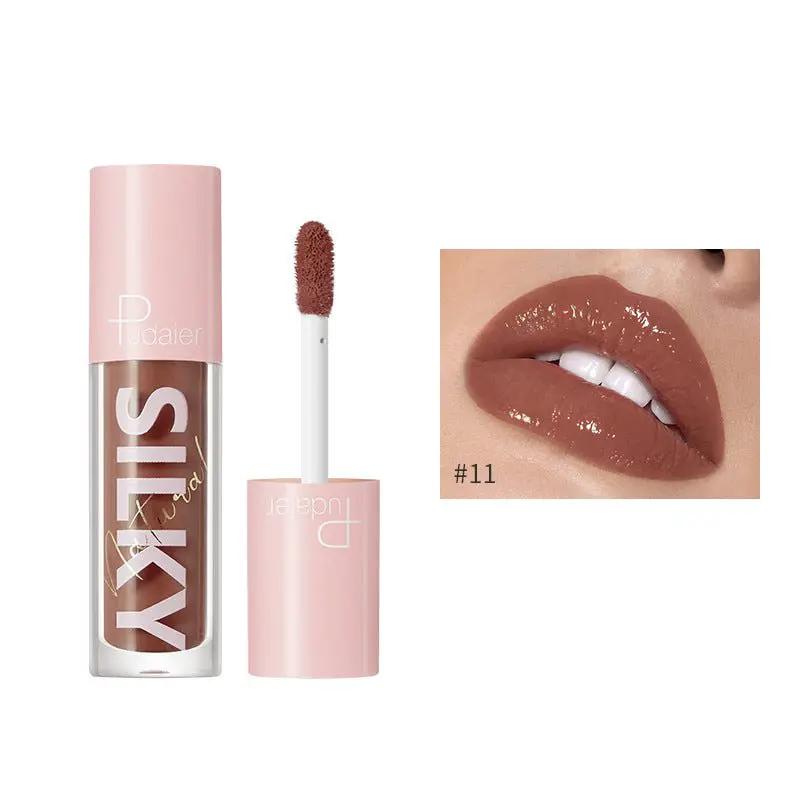 Mirror Water Gloss Lip Glaze Lipstick Duo Hydrating Lip Gloss Glossy Shine Fuller Radiant Lips by null