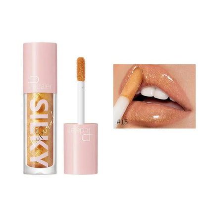 Mirror Water Gloss Lip Glaze Lipstick Duo Hydrating Lip Gloss Glossy Shine Fuller Radiant Lips by null