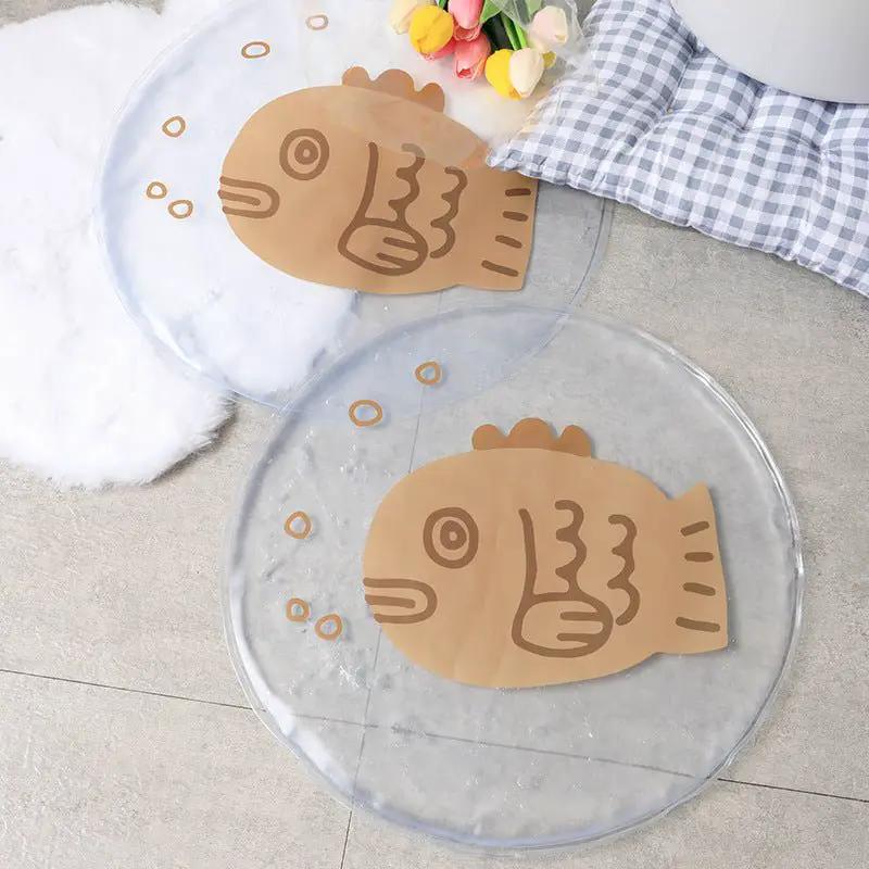 Cooling Pressure Activated Pet Ice Mat Cat Bed For Dogs And Cats Portable Lightweight Indoor Outdoor Use by null