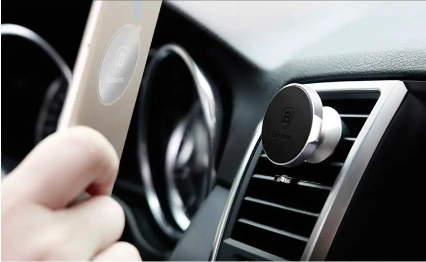 360 Degree Rotating Magnetic Car Phone Holder Best In Car Mobile Mount For Easy Hands Free Driving by null