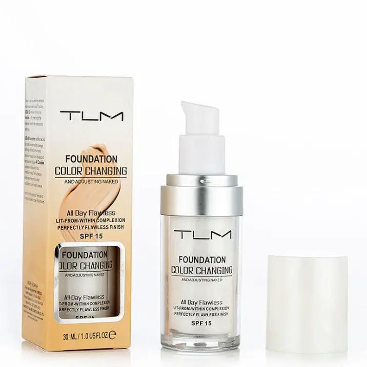 Color Changing Liquid Foundation Concealer SPF 50 Portable Natural Shade Makeup BB by null