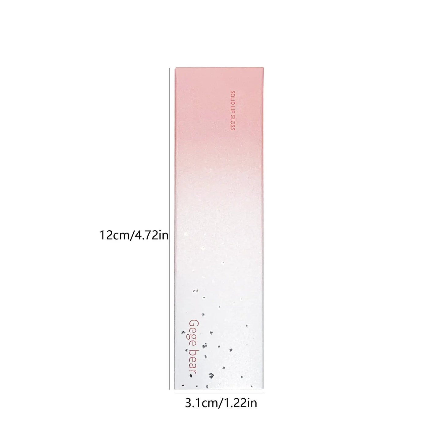Water Light Pressed Lipstick With Solid Gloss Mirror Shine For High Shine Lip Makeup by null