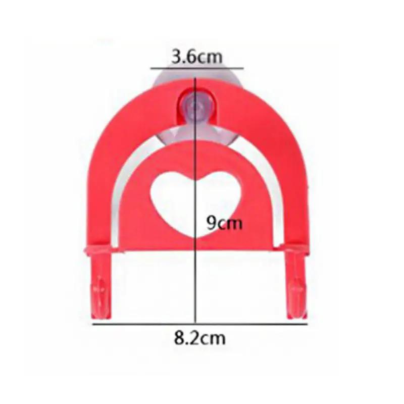 Plastic Hook Sponge Storage Rack With Strong Suction For Bathroom Toilet Office Use by null