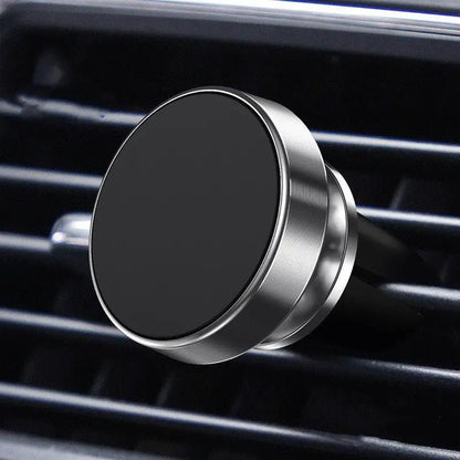 Magnetic Car Phone Holder Mount Aluminum Alloy With Strong Magnetic Grip For Secure Hands Free Driving by null