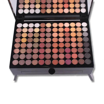 180 Colors Piano Shaped Makeup Palette Set With Eyeshadow And Blush For All Day Colorful Looks by null
