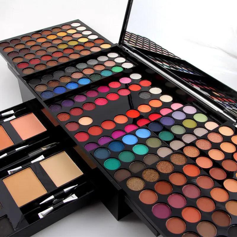180 Colors Piano Shaped Makeup Palette Set With Eyeshadow And Blush For All Day Colorful Looks by null
