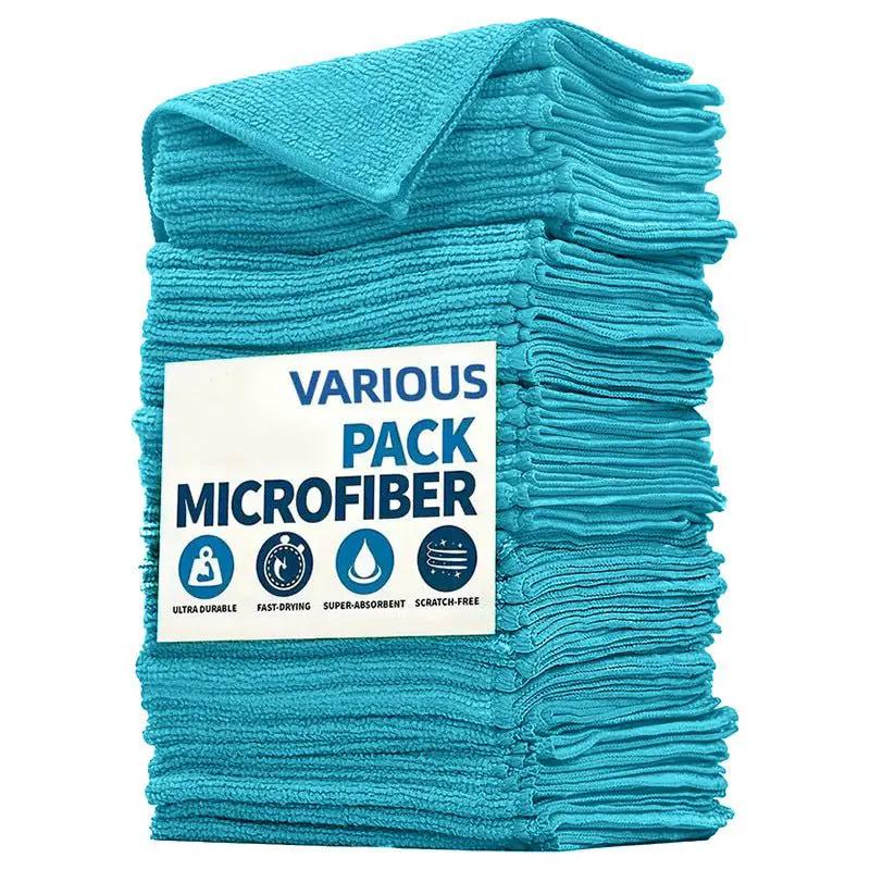 Ultra Absorbent Kitchen And Car Cleaning Cloth Towels Set For Spills Dishes Counters And Surfaces by null