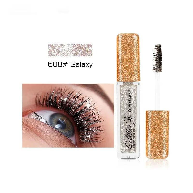 Glistening Cracked Gem Tone Diamond Color Mascara With Shiny Sparkle Finish For Bold Eyes by null