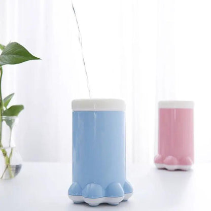 Large Portable Dog Paw Cleaner With Silicone Bristles For Travel And Easy On The Go Paw Cleaning by null
