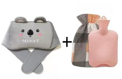 Plush Waist Cover Winter Belly Warmer With Hot Water Bottle by Zeny Home & Beauty